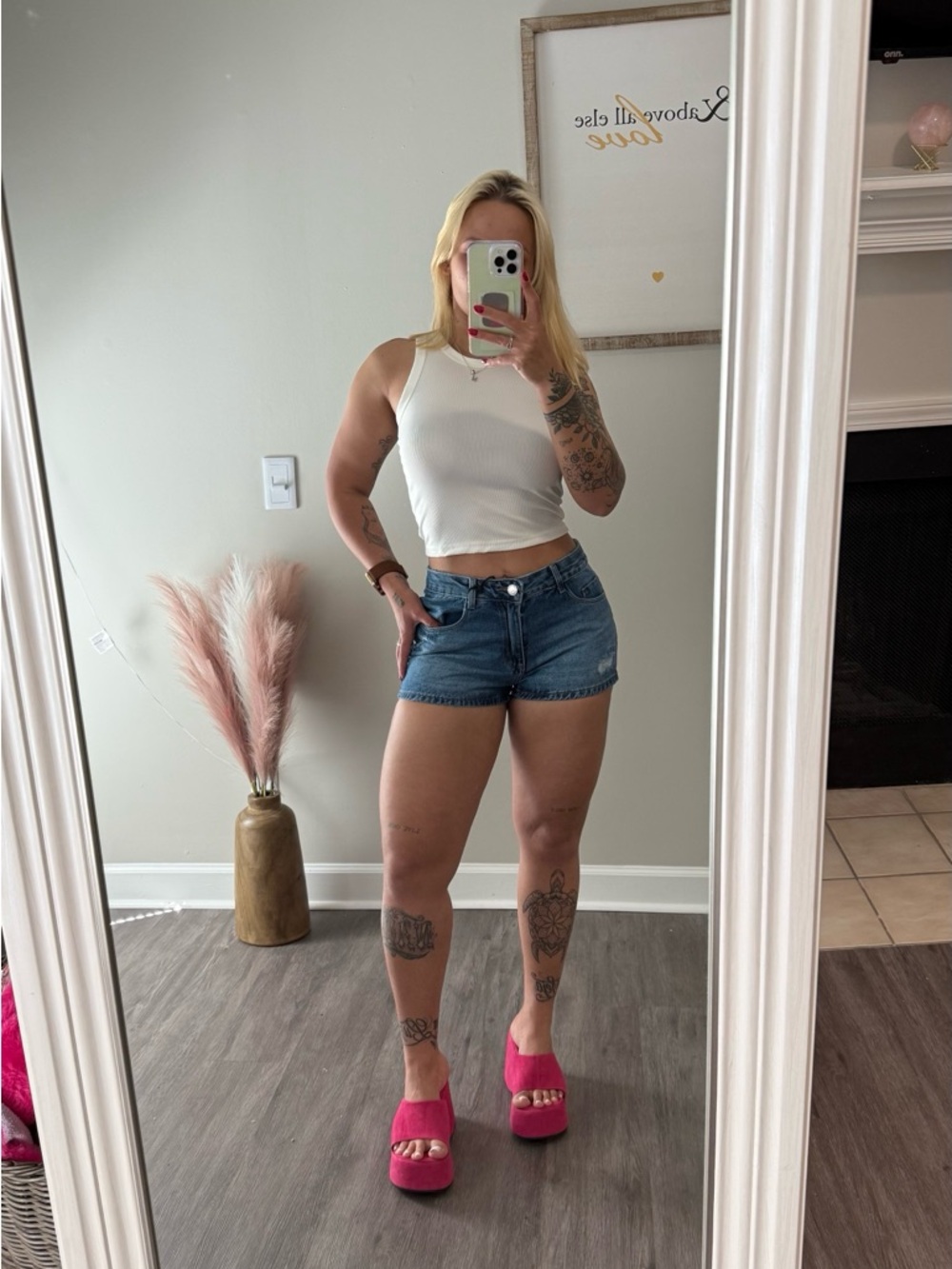 Women’s Blue Boyfriend Jeans Shorts - Classic Denim